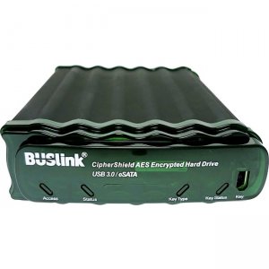 Buslink CipherShield 256-bit AES USB 3.0/eSATA Encrypted External Hard Drive CSE-16T-SU3