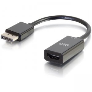 C2G 8in 4K DisplayPort to HDMI Adapter Converter - M/F 54431