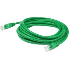 AddOn 5ft RJ-45 (Male) to RJ-45 (Male) Straight Green Cat5e UTP PVC Copper Patch Cable ADD-5FCAT5E-GN