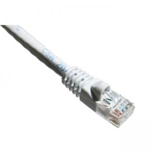Axiom 12FT CAT5E 350mhz Patch Cable Molded Boot (White) C5EMB-W12-AX