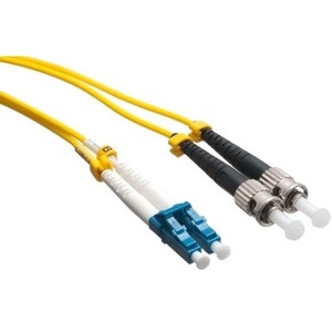 Axiom LC/ST Singlemode Duplex OS2 9/125 Fiber Optic Cable 0.5m - TAA Compliant AXG96691