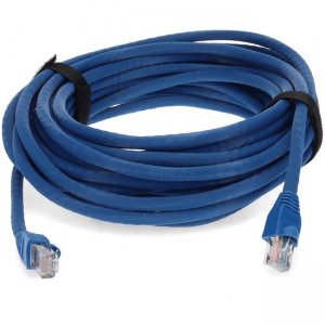 AddOn 15ft RJ-45 (Male) to RJ-45 (Male) Straight Blue Cat6A UTP PVC Copper Patch Cable ADD-15FCAT6A-BE