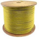 AddOn 1000ft Non-Terminated Yellow OS2 Duplex OFNR (Riser-rated) Fiber Patch Cable ADD-1KFOS2-NT