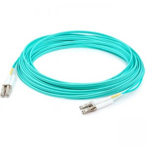 AddOn 60m LC (Male) to LC (Male) Aqua OM4 Duplex Fiber Plenum Patch Cable ADD-LC-LC-60M5OM4P