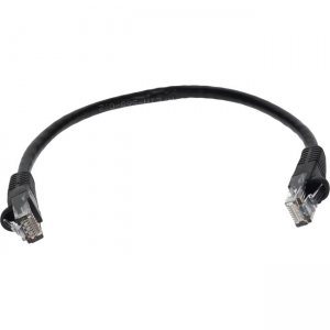 AddOn 7ft RJ-45 (Male) to RJ-45 (Male) Straight Black Cat6 UTP PVC Copper Patch Cable ADD-7FCAT6-BK