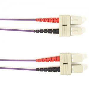 Black Box Fiber Optic Duplex Patch Network Cable FOCMRSM-003M-SCSC-VT