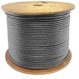 AddOn 1000ft Non-Terminated Gray Cat6 UTP Outdoor Rated Copper Patch Cable ADD-CAT6BULK1KO-GY