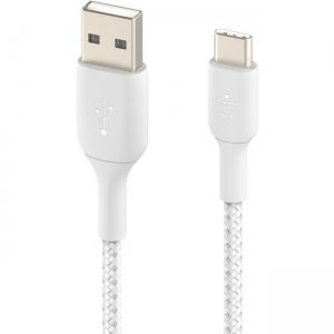 Belkin BOOST↑CHARGE Braided USB-C to USB-A Cable CAB002BT1MWH