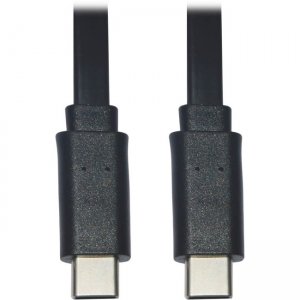 Tripp Lite USB-C to USB-C Cable, M/M, Black, 6 ft. (1.8 m) U040-006-C-FL