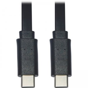 Tripp Lite USB-C to USB-C Cable, M/M, Black, 6 ft. (1.8 m) U040-006-C-FL