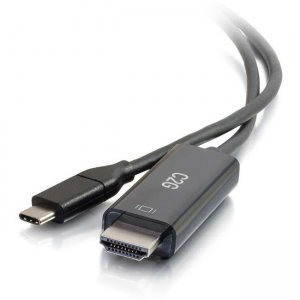 C2G 1ft USB C to HDMI - 4K - Black - M/M 26906