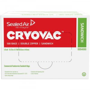 CRYOVAC Resealable Sandwich Bags 100946910 DVO100946910