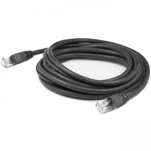 AddOn 3ft RJ-45 (Male) to RJ-45 (Male) Straight Black Cat6A UTP PVC Copper Patch Cable ADD-3FCAT6A-BK