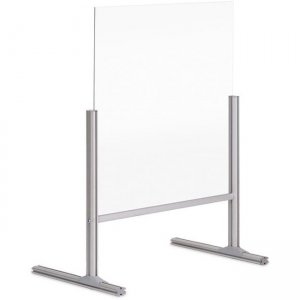 Bi-silque Glass Countertop Barrier w/ Passthrough DSP693041