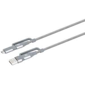 Manhattan 4-in-1 Charge & Sync USB Cable 390606