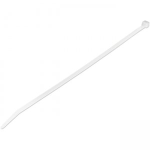 StarTech.com 1000 Pack 10" Cable Ties - White Extra Large Nylon/Plastic Zip Tie CBMZT10NK