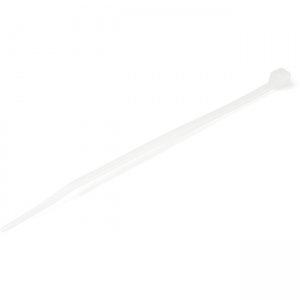 StarTech.com 100 Pack 4" Cable Ties - White Small Nylon/Plastic Zip Tie CBMZT4N