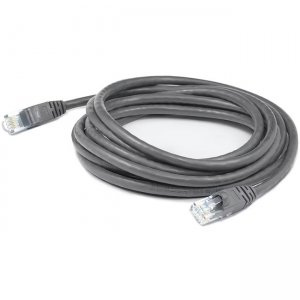 AddOn 50ft RJ-45 (Male) to RJ-45 (Male) Gray Cat6A UTP PVC Copper Patch Cable ADD-50FCAT6A-GY