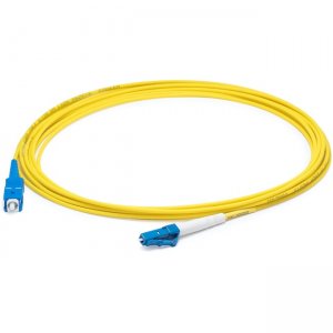AddOn 2m LC (Male) to SC (Male) Straight Yellow OS2 Simplex LSZH Fiber Patch Cable ADD-SC-LC-2MS9SMFLZ