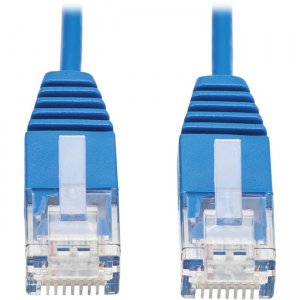 Tripp Lite Cat6a 10G Certified Molded Ultra-Slim UTP Ethernet Cable (RJ45 M/M), Blue, 5 ft N261-UR05-BL