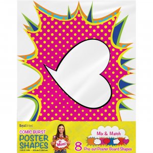 Geographics Cosmic Burst Shapes Poster Board 24756 GEO24756