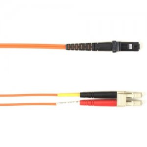 Black Box Fiber Optic Duplex Patch Network Cable FOLZH62-007M-LCMT-OR