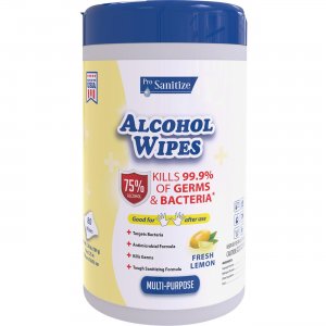 Pro Sanitize Multi-Purpose Alcohol Hand Wipes PSW11Z801 PGTPSW11Z801