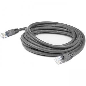 AddOn 10ft RJ-45 (Male) to RJ-45 (Male) Gray Cat6A UTP PVC Copper Patch Cable ADD-10FCAT6A-GY