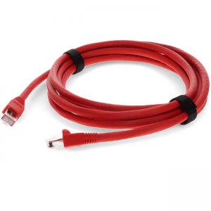 AddOn 3ft RJ-45 (Male) to RJ-45 (Male) Straight Red Cat6A UTP PVC Copper Patch Cable ADD-3FCAT6A-RD