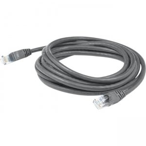 AddOn 5ft RJ-45 (Male) to RJ-45 (Male) Straight Gray Cat6A UTP PVC Copper Patch Cable ADD-5FCAT6A-GY