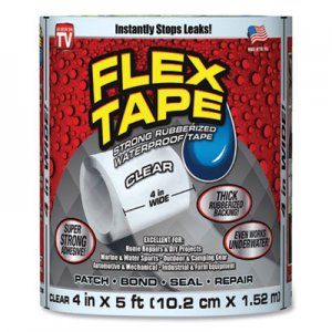 Flex Seal General Purpose Repair Tape, 4" x 1.67 yds, Clear FSG24420158 TFSCLRR0405