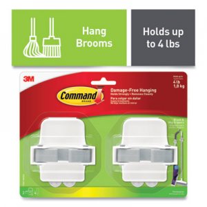 Command Picture Hanging Strips, Large, Removable, 0.75" x 3.65", White, 12 Pairs/Pack MMM2363830 17206-12ES