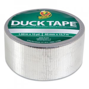 Duck Colored Duct Tape, 3" Core, 1.88" x 10 yds, Chrome DUC499211 280621