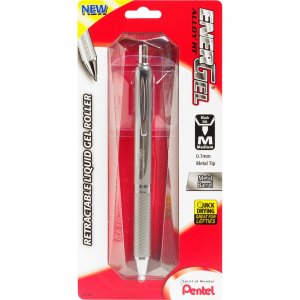 Pentel EnerGel Alloy Retractable Liquid Gel Pen BL407BP PENBL407BP