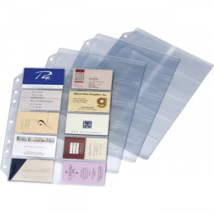Cardinal Poly Business Card Refill Page 7860000 CRD7860000