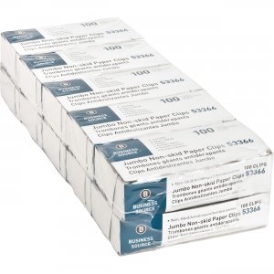 Business Source Non-skid Paper Clip 53366 BSN53366