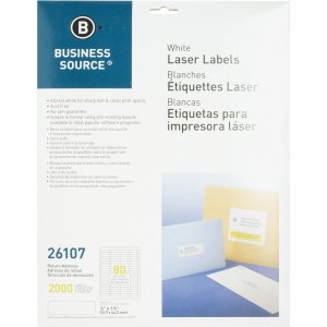 Business Source Return Address Mailing Label 26107 BSN26107