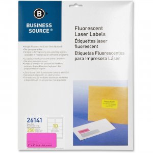 Business Source Fluorescent Laser Label 26141 BSN26141