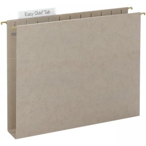 Smead Steel Gray TUFF Hanging Box Bottom Folders with Easy Slide Tab 64240 SMD64240