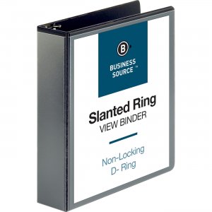 Business Source Basic D-Ring View Binder 28448 BSN28448