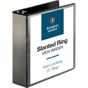 Business Source Basic D-Ring View Binder 28449 BSN28449