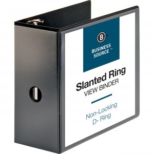 Business Source Basic D-Ring View Binder 28451 BSN28451