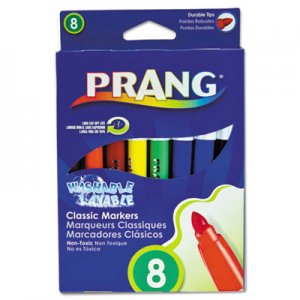 Prang Washable Markers, Eight Assorted Colors, 8/Set DIX80680 80680