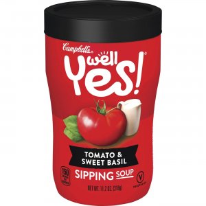 Campbell's Tomato & Sweet Basil Sipping Soup 25034 CAM25034