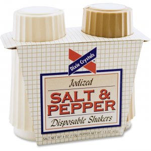 Diamond Crystal Salt & Pepper Disposable Shakers SN16010 MKLSN16010