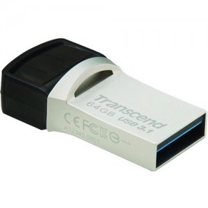 Transcend 64GB JetFlash 890 USB 3.1 On-The-Go Flash Drive TS64GJF890S