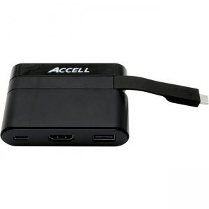 Accell USB-C Mini Dock - HDMI 2.0, USB-A 2.0, and USB-C Charging Port U206B-001B