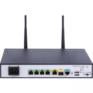 HPE 1GbE SFP (WW) 2GbE-WAN 4GbE-LAN Wireless 802.11n CWv7 Router JH297A#ABA MSR954-W