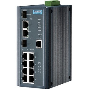 Advantech 8FE + 2G Combo Port Managed PoE Ethernet Switch EKI-7710E-2CP-AE EKI-7710E-2CP