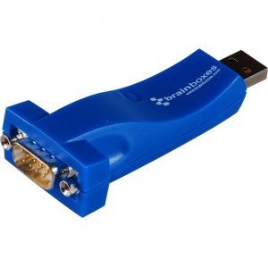 Brainboxes 1 Port RS232 USB to Serial Adapter US-101